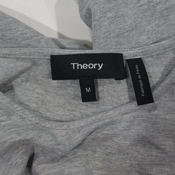 Theory Jovainna Ruched Grey‎ Dress - Size M - Picture 7 of 10